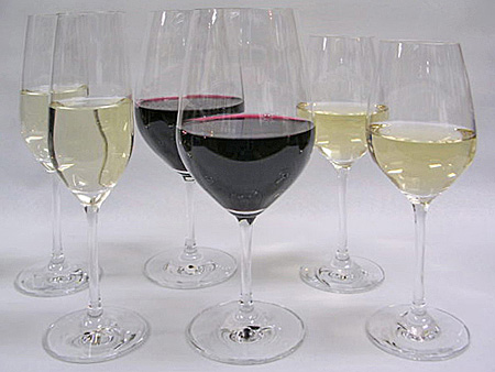 ワイングラス・シャンパングラス　“ヴィーニャ” ３種６客セット　ノリタケショップ陶仙オリジナル